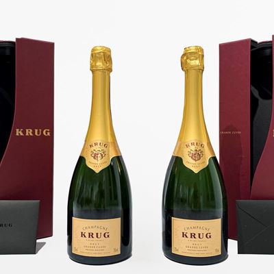 Krug Grande Cuvee Foglioline (2 Bt)