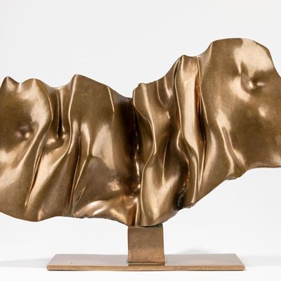 Piccola folla, bronzo lucidato, 1964
