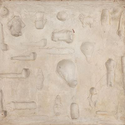 Arte Improntale, gesso su supporto, 1956