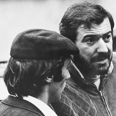 Milano, P.zza Santo Stefano, Mario Capanna a colloquio con Toscano, Stampa vintage alla gelatina ...