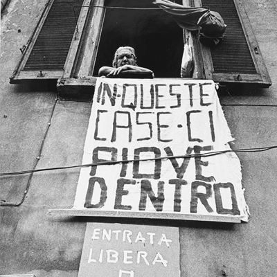 Milano, festa dei navigli, stampa vintage alla gelatina ai sali d'argento