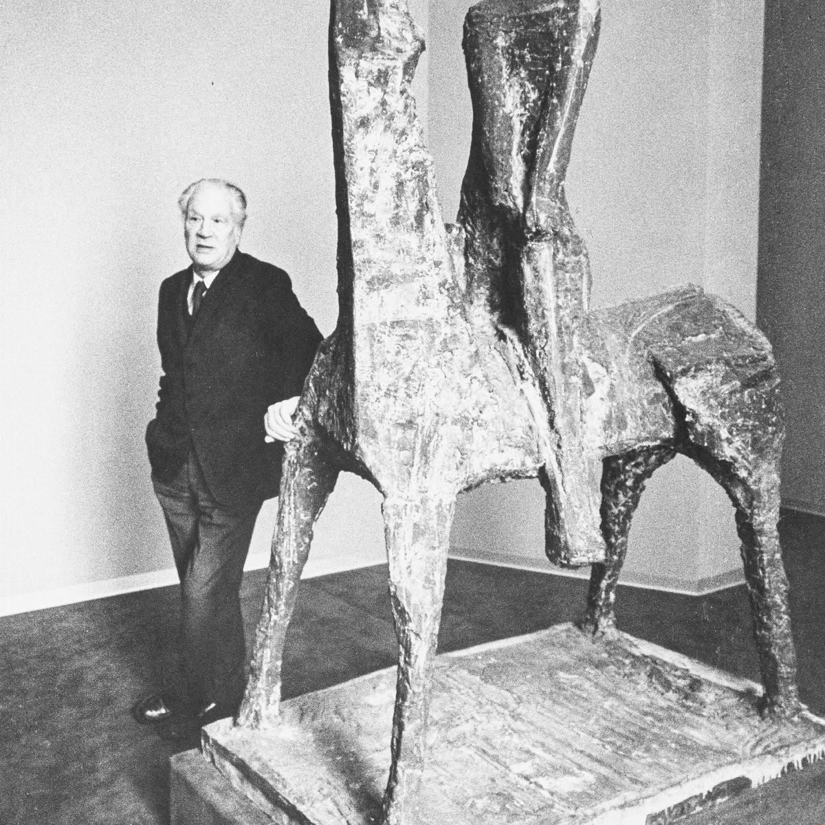 Luigi Ciminaghi - Marino Marini - Tre stampe vintage alla gelatina ai sali d'argento