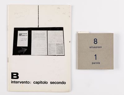 Lotto Composto da 01 Libro D'artista (a.) e 01 Catalogo (b.)