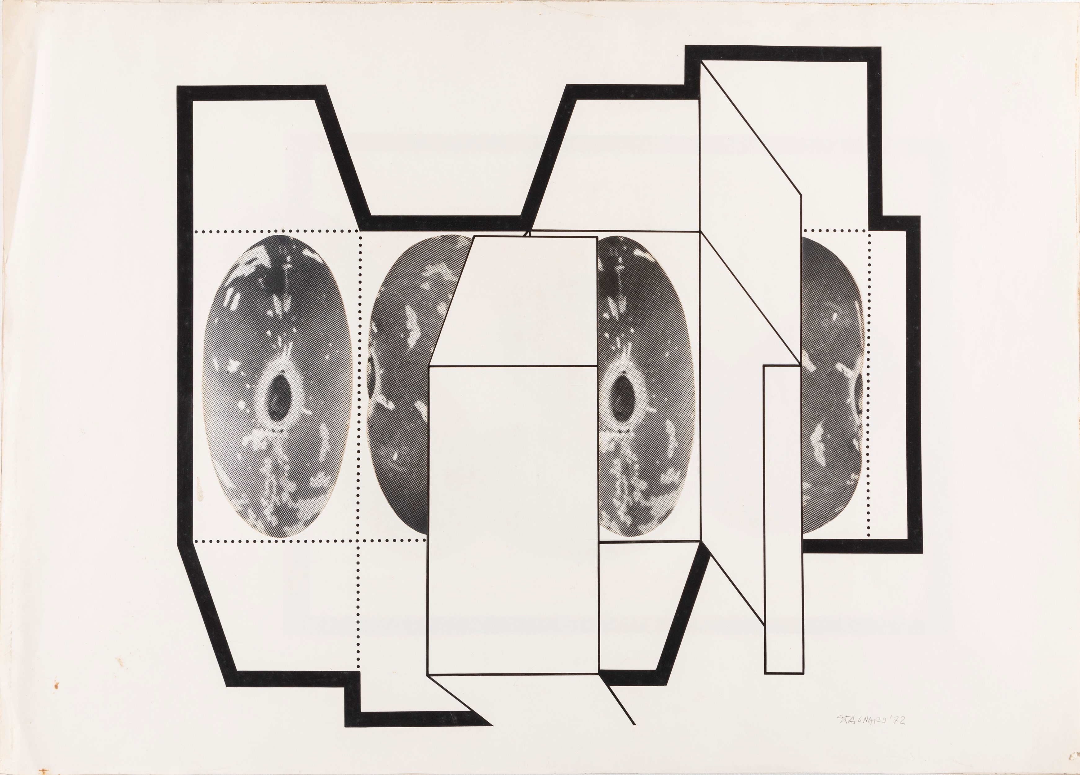 Claudio Rotta Loria - Superficie e-7, spazializzazione di forma geometrica elementare triangolare...