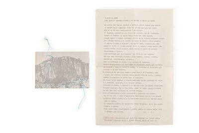 Legarsi alla montagna. Intervento sul territorio, Ulassai, Sardegna, 5-8 settembre 1981, cartolin...