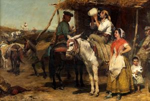 Spagna, la sosta dei gitani