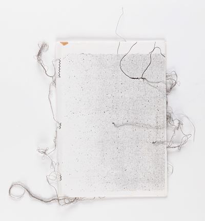 Senza titolo (libro ricamato, xerocopie su carta, 1982)