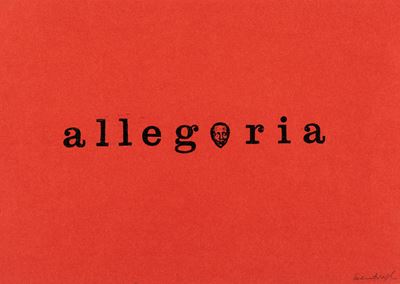 Allegoria, serigrafia es. non numerato