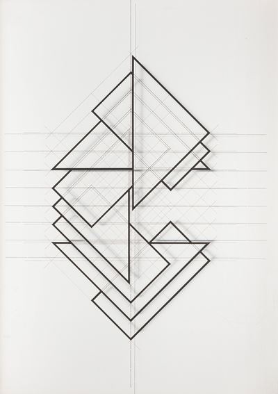 Senza titolo (tecnica mista su plexiglas e alluminio)