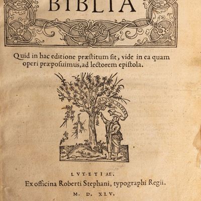 Robert Estienne, Biblia, Seconda edizione, 1545