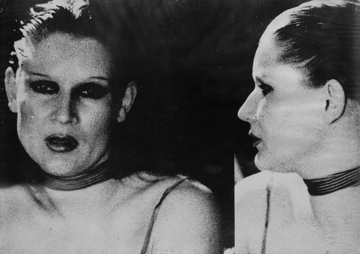 Katharina Sieverding - Continental, 1974, fotografia in bianco e nero