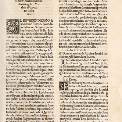 Il Libro delle Omelie: Edizione del 1502
