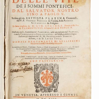 Platina, Historia delle vite dei sommi pontefici