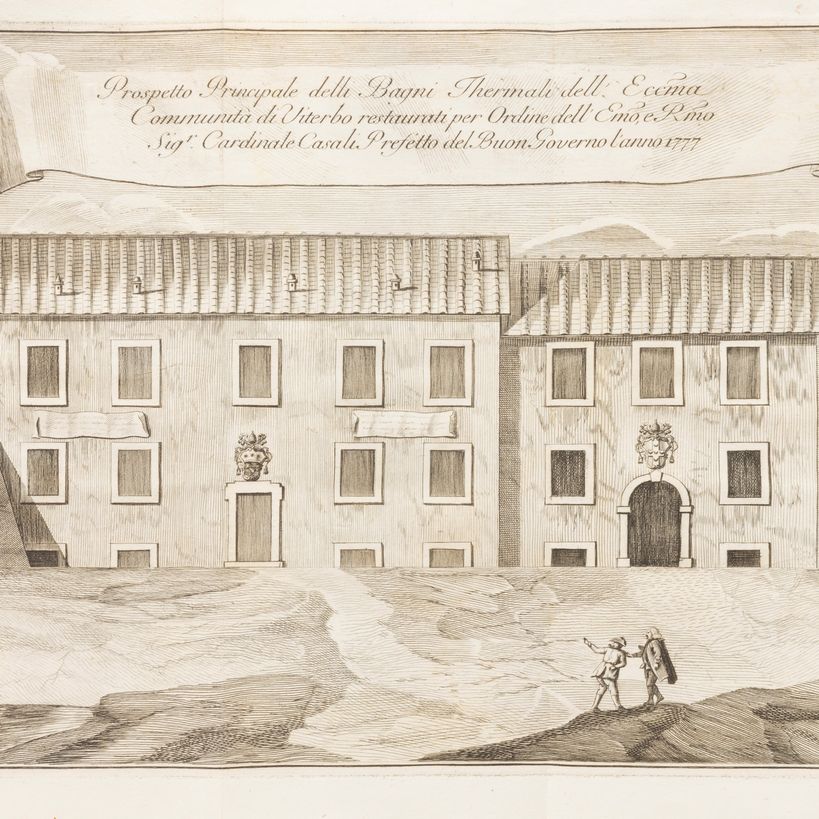 Giandomenico Martelli - Delle Acque Caje ovvero De'Bagni di Viterbo, Opera Fisico-Medica