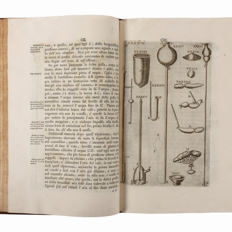 Lorenzo Magalotti - Saggi di naturali esperienze fatte nell'Accademia del Cimento, Napoli, 1714