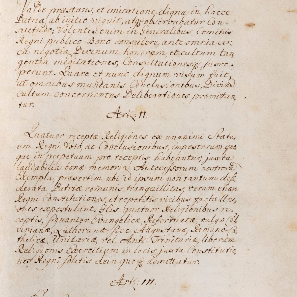 Georgy Rakoczi II - Approbatae Constitutiones - De rebus religionis et sententiae (1653)