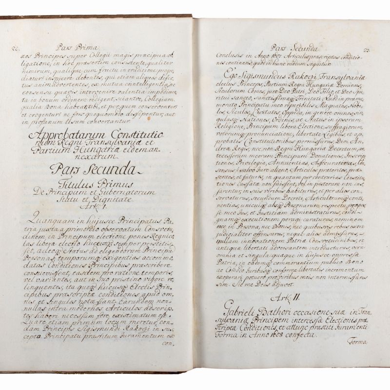 Georgy Rakoczi II - Approbatae Constitutiones - De rebus religionis et sententiae (1653)