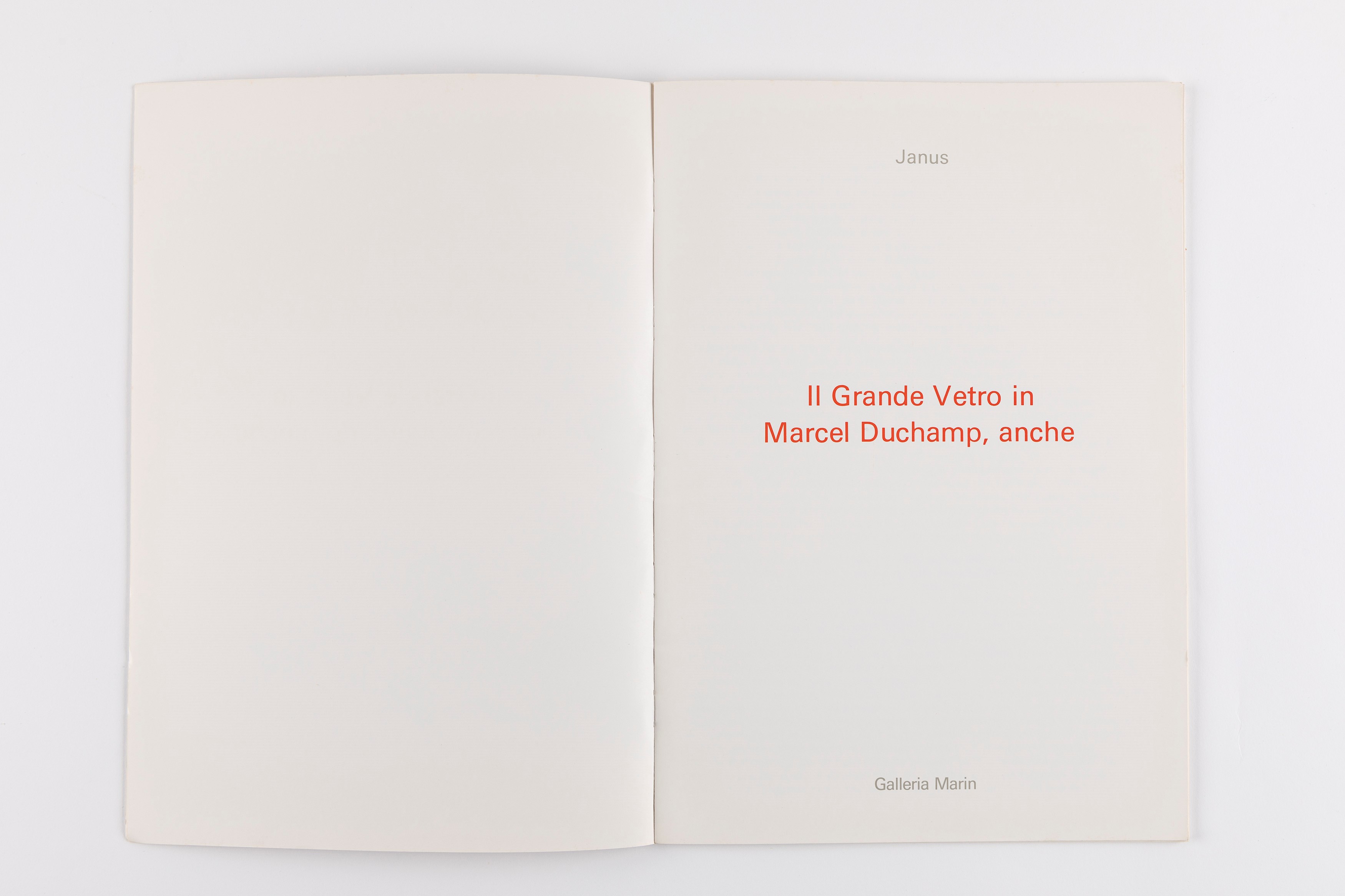 Marcel Duchamp (rif.) - Il Grande Vetro - Catalogo della mostra 1975