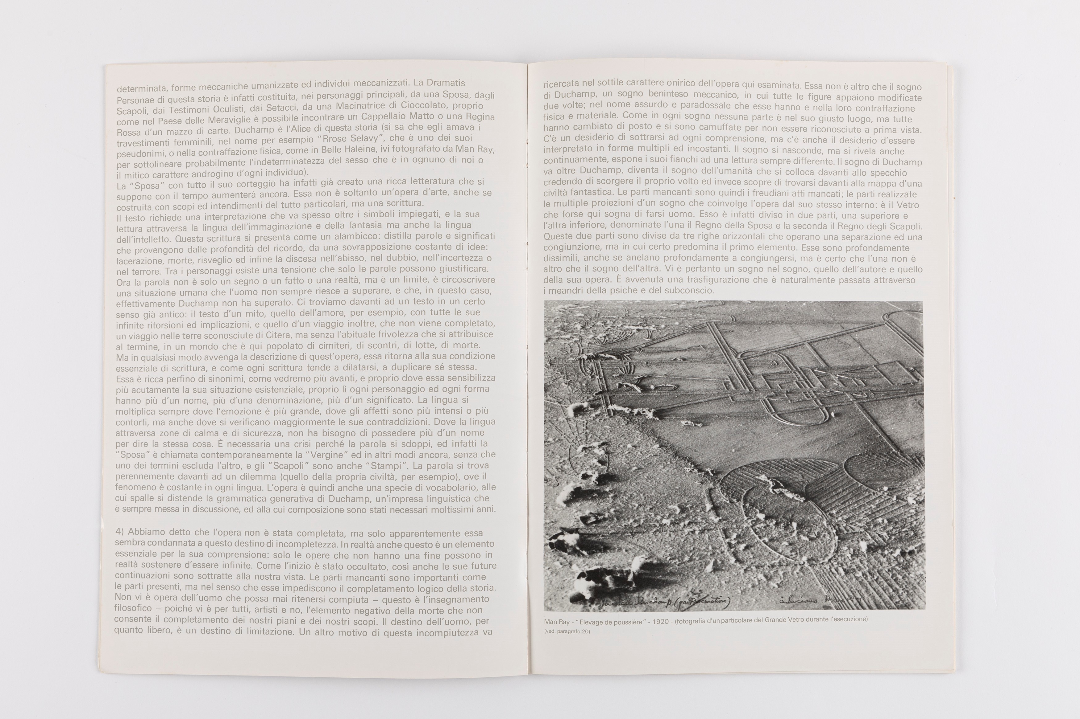 Marcel Duchamp (rif.) - Il Grande Vetro - Catalogo della mostra 1975