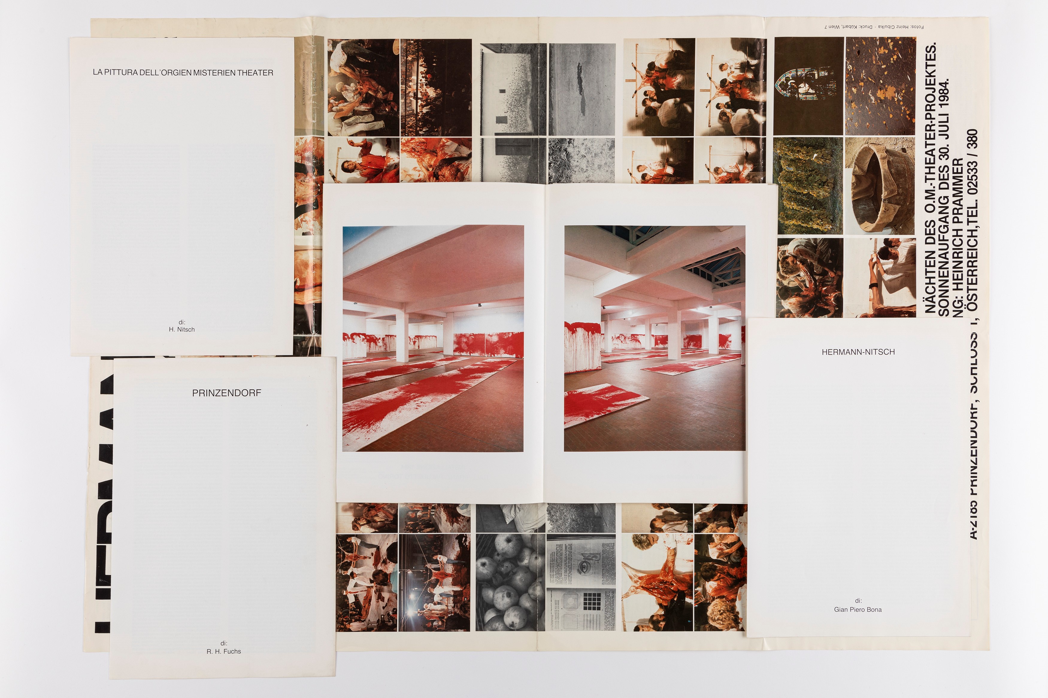 Hermann Nitsch (rif.) - Catalogo e Poster per l'Azione n. 80