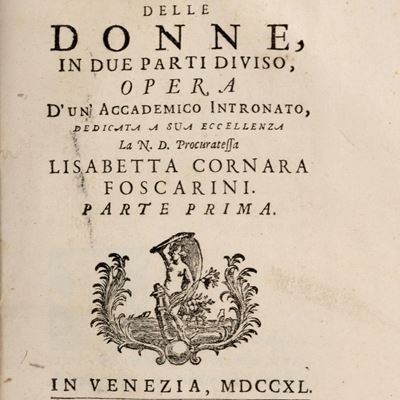 Trattato degli studj delle donne, Prima edizione