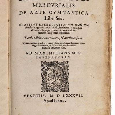 Mercuriale, De Arte Gymnastica, Venezia, 1587