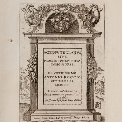 Giacomo Rossi, Ager Puteolanus, raccolta di incisioni del 1652