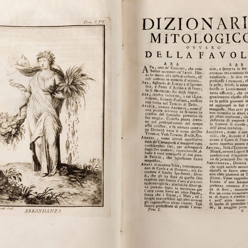 Andre De Claustre - Dizionario mitologico ovvero Della favola, poetico, storico