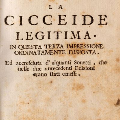 La ciucceide, o puro la reggia de li ciucce conzarvata, poema burlesco in dialetto napoletano