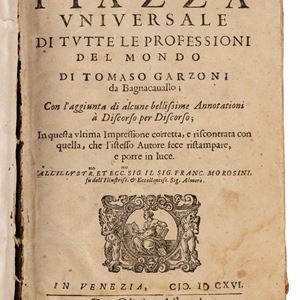 Garzoni, Tommaso - La piazza universale di tutte le professioni del mondo