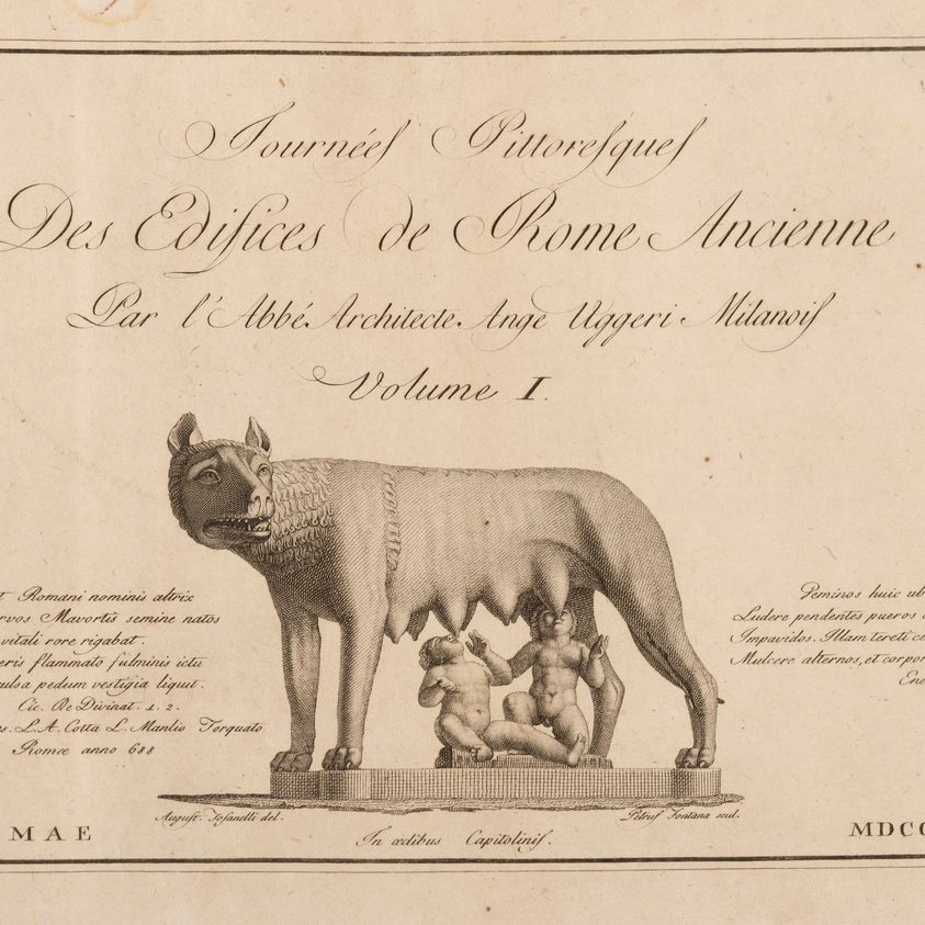 Angelo Uggeri - Journées pittoresques des édifices de Rome ancienne, prima edizione