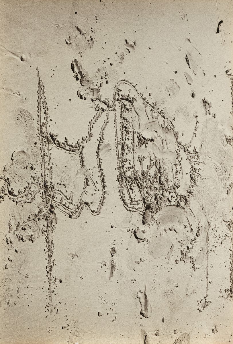 Joseph Beuys - Sandzeichnungen - 7 fotografie e 11 stampe, 1975