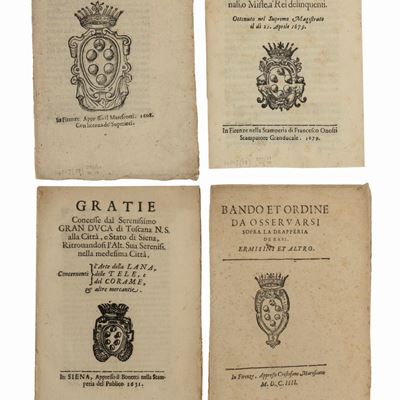 Raccolta di Bandi Toscani, 1550-1768