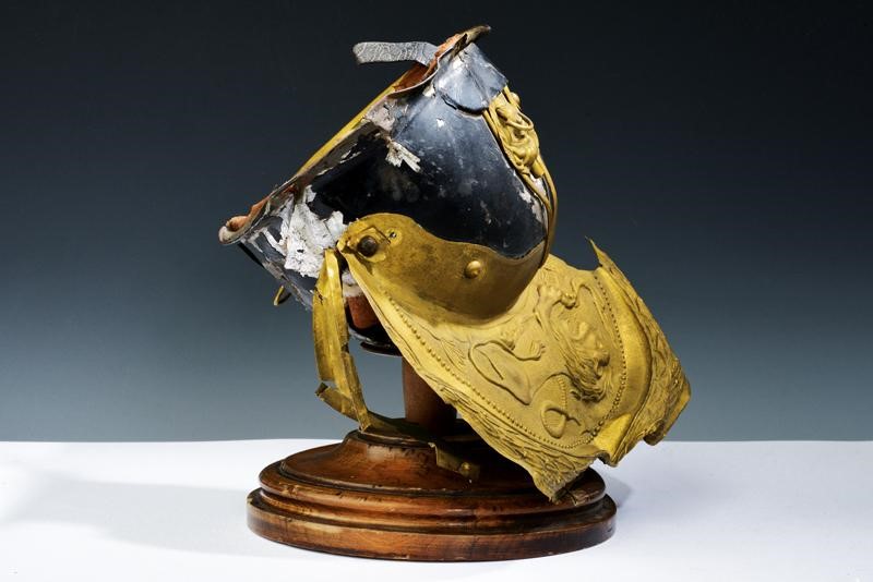 Frammento di un Elmo da Ufficiale dei Chevaulegers Mod.1848/49