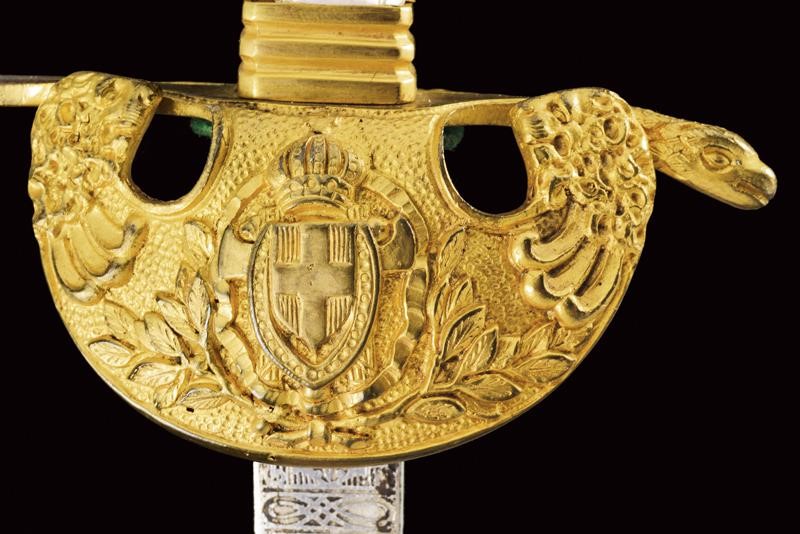 Spada da Senatore del Regno Appartenuta a Francesco Dentice di Accadia