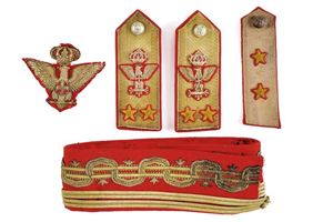 Paio di controspalline del Barone Edoardo Denza