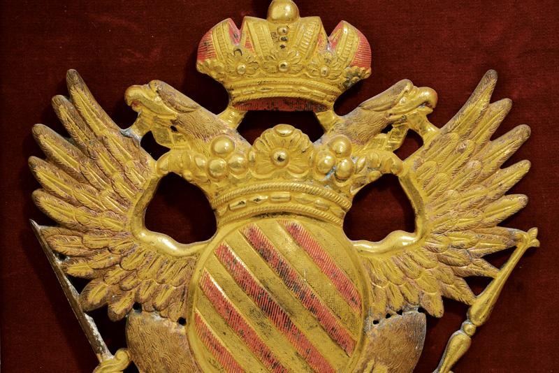 Bellissimo Stemma con Aquila Imperiale