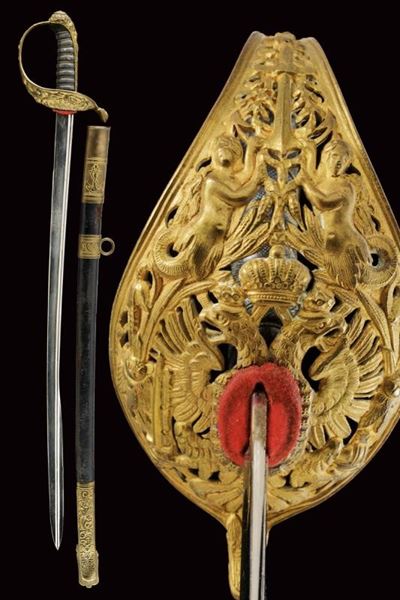 Sciabola da Ufficiale di Marina Mod. 1850/71