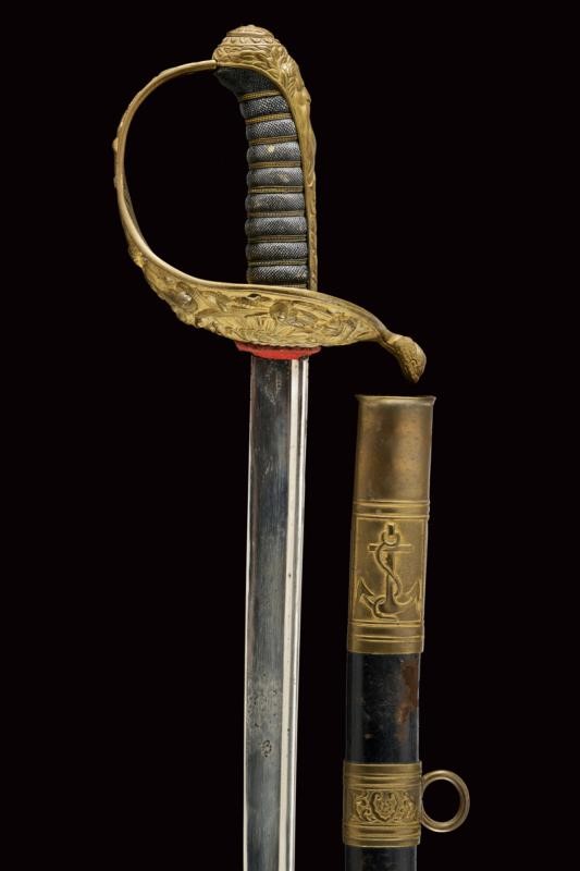 Sciabola da Ufficiale di Marina Mod. 1850/71