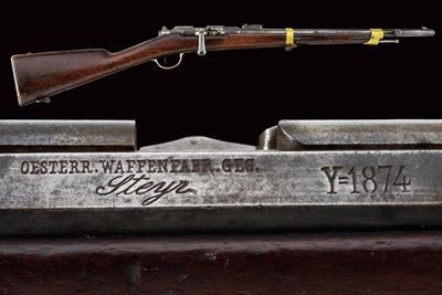 Rara Carabina Gras Y1874 di Produzione Steyr, Contratto Greco