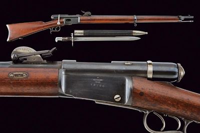 Fucile Vetterli Mod. 1881 Stutzer con Baionetta