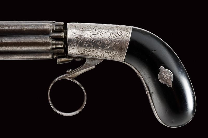 Mariette, Pepperbox a luminello in Belgio, circa 1855