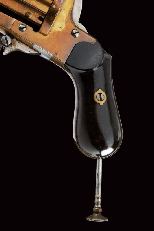 Pepperbox Revolver a spillo, calibro 7 mm, Europa, circa 1870