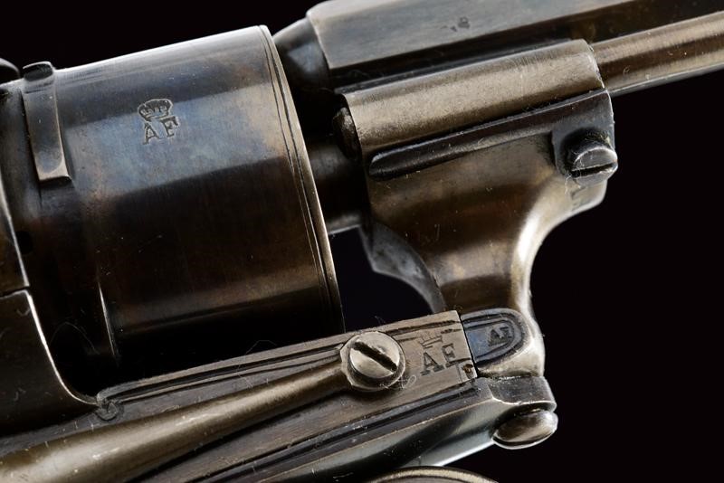 Revolver Lefaucheux, modello a spillo di Francotte, calibro 7 mm, 1870 circa