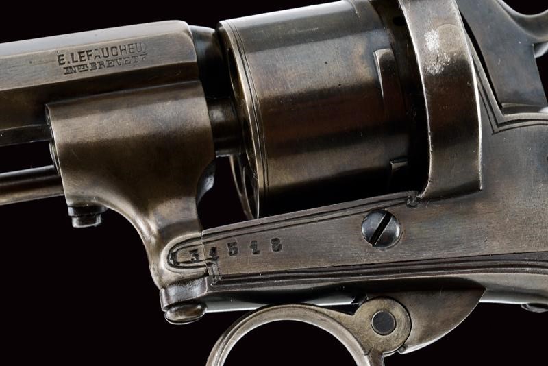 Revolver Lefaucheux, modello a spillo di Francotte, calibro 7 mm, 1870 circa