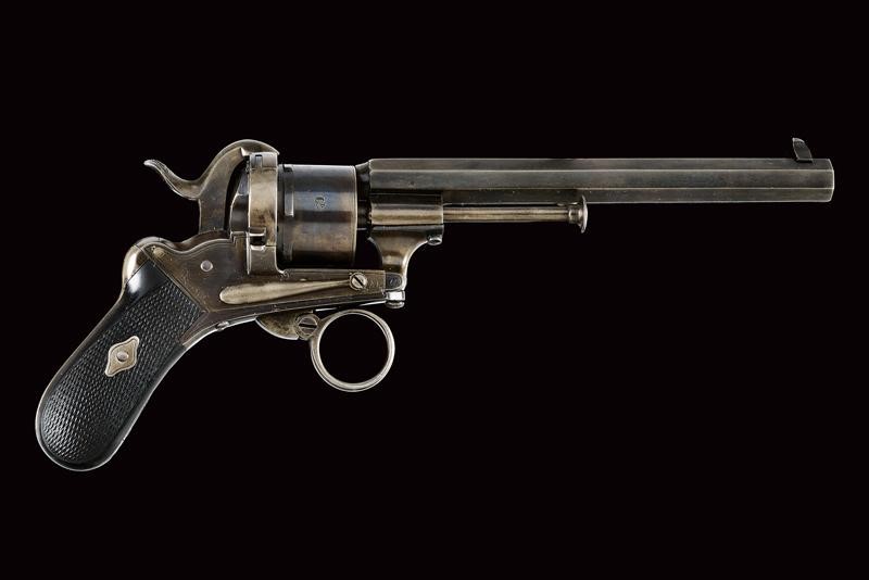 Revolver Lefaucheux, modello a spillo di Francotte, calibro 7 mm, 1870 circa