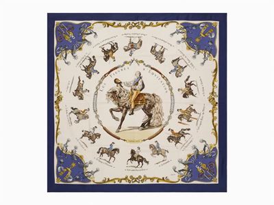 Foulard Les Figures D'équitation