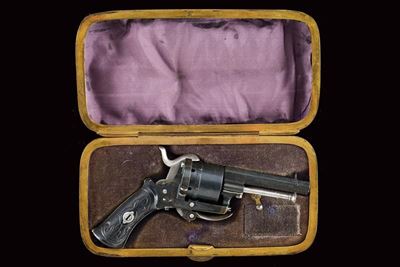 Revolver a spillo, Belgio, 1870 circa, lunghezza 13.5 cm