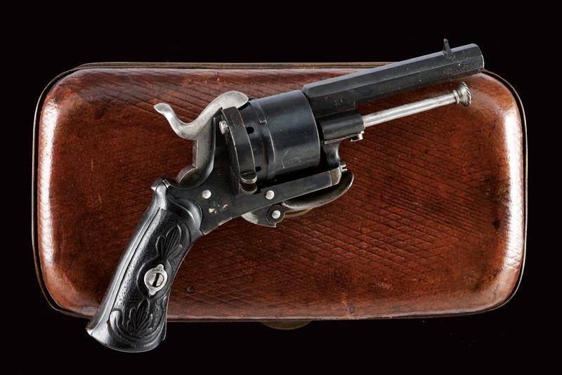 Revolver a spillo, Belgio, 1870 circa, lunghezza 13.5 cm