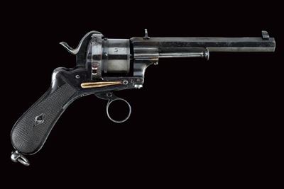 Francotte, Revolver Lefaucheux a spillo, calibro 9 mm